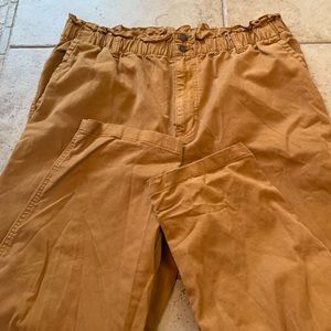 Women’s mustard mom pants